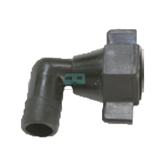 [OCS_2310002B] Fiamma Aansluitnippel Gebogen Slangaansluiting 10mm