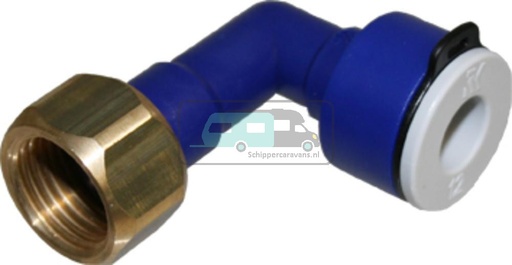 [OCS_2313114B] Reich UniQuick Hoek-Verbinder Schroefdraad R 1/2 Inch