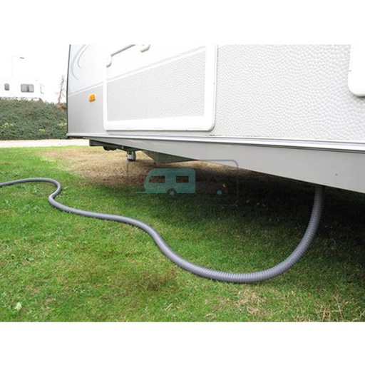 [OCS_2313143] Reich Spiraalslang met Verlenging Grijs 3mtr