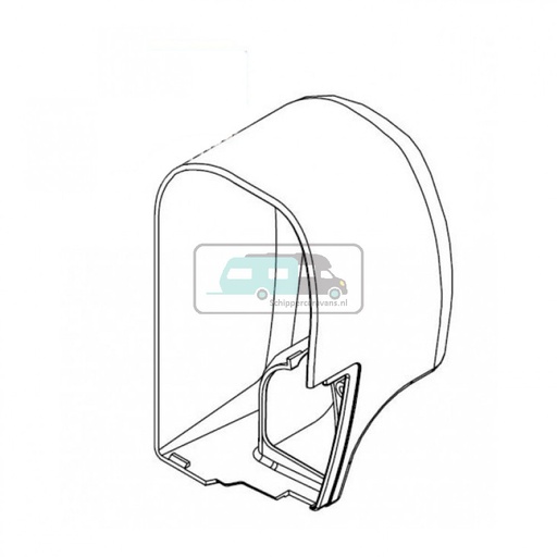 [OCS_2607217] Fiamma right winch cover F45Til Titanium