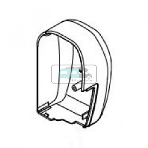 [OCS_2607230] Fiamma eindkap F45 Ti polar Wit rechts