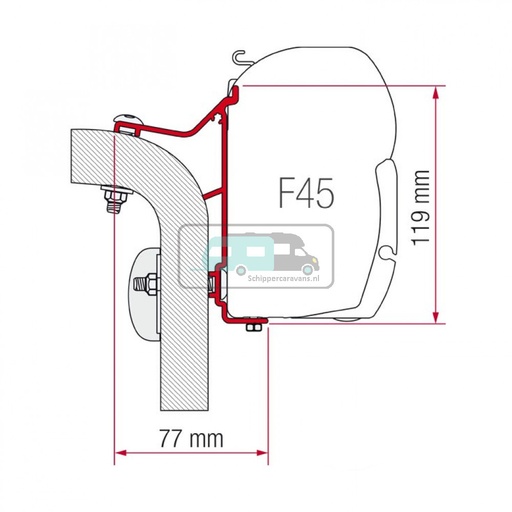 [OCS_2607537] Fiamma Hymer B2/Van Kit F45