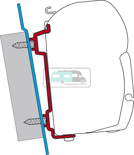 [OCS_2607573] Fiamma Ford Transit Kit H2<2014/H3>2014 F45