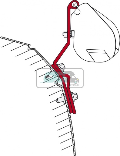 [OCS_2607807] Fiamma VW T4/T4 Lift Roof Kit H1-L1/L2 1990-2003 F35