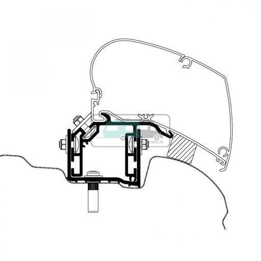[OCS_2610170] Thule VW Crafter/MAN TGE Adapter 2017 (LHD)