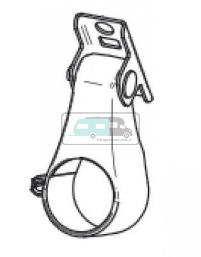 [OCS_2611103] Fixation Holder Assy Windscherm