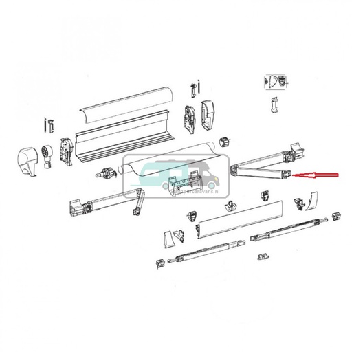[OCS_2612106] Thule Connection Lead Rail LH+RH 5003