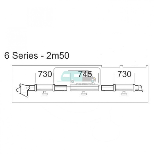 [OCS_2612197] Thule clamping profile 6 series 2,50 RH