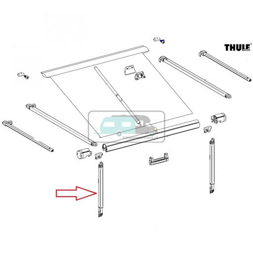[OCS_2612248] Thule Support Arm 1200 2.60
