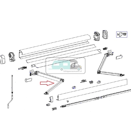 [OCS_2612262] Thule Knikarm LH 4900 4.00/4.50
