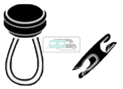 [OCS_2612275] Thule Short Panel Connection + Lock (5+2 pc)