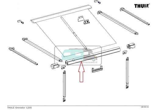 [OCS_2612347] Thule Roller Tube 1200 5.00