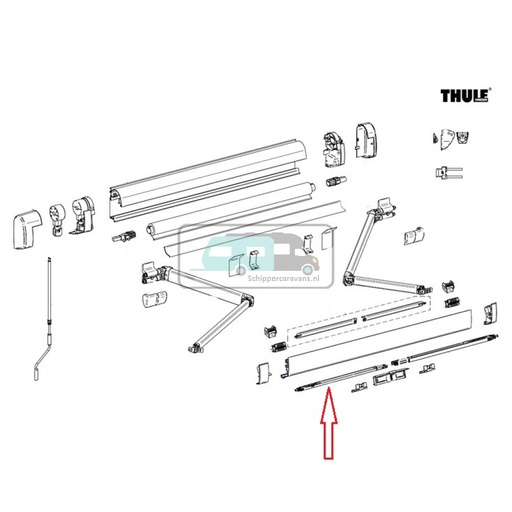 [OCS_2612376] Thule Support Arm 5200 2.30