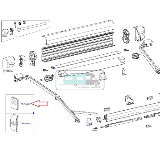 [OCS_2612461] Thule 8000/ 9200 Afstandsbediening <2016