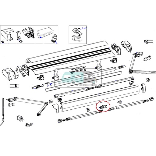 [OCS_2612477] Thule 6300 Central Clamp Support Arm