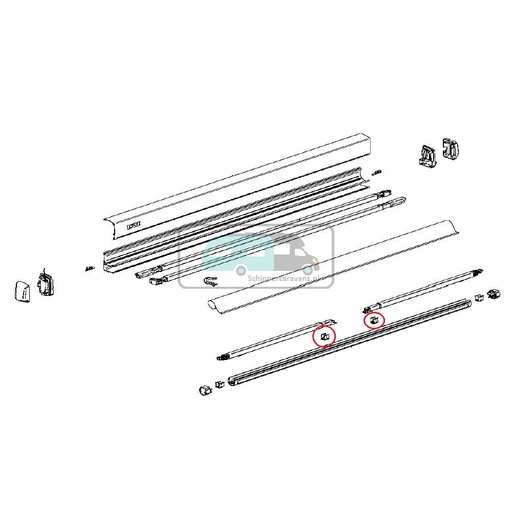 [OCS_2612555] Thule Anti Rattling Support Arm 3200 2st.