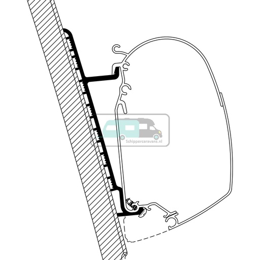 [OCS_2617089] Thule Ducato H3 + EPDM Adapter
