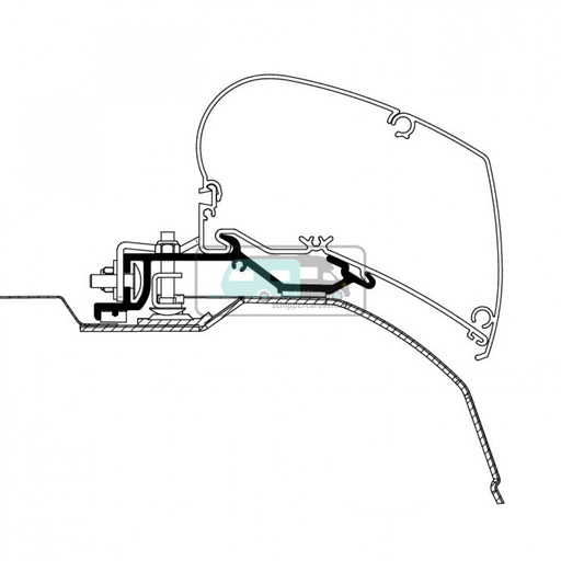 [OCS_2617098] Thule Ducato/Jumper/Boxer Adapter >2007 L3H2 375/L4H2 400