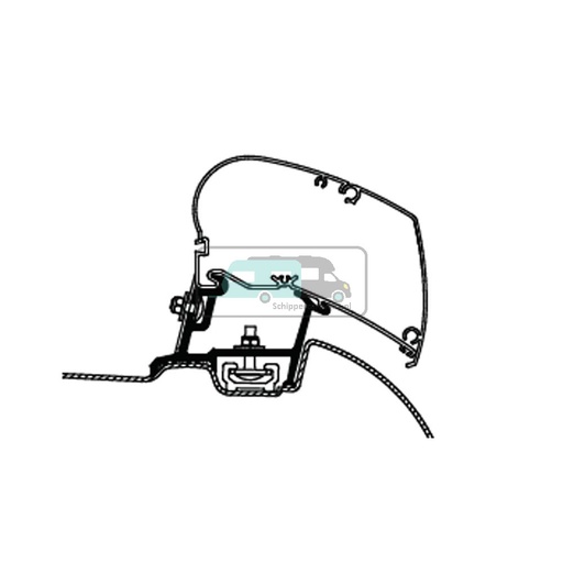 [OCS_2617160] Thule Mercedes Sprinter >2007/VW Crafter Adapter 2007-2016 OE Track