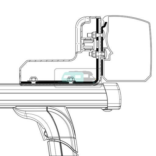 [OCS_2617162] Thule Roof Rack Adapter 3200