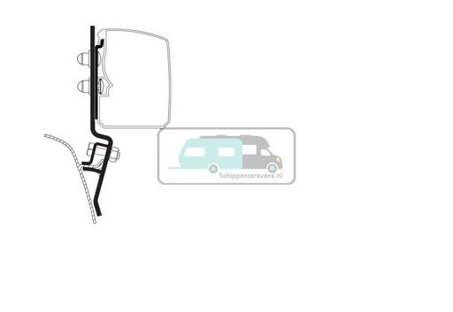 [OCS_2617217] Thule T3200 VW T2/ T3 Adapter