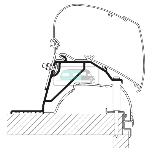 [OCS_2617224] Thule Hobby Caravan Roof Adapter 2024