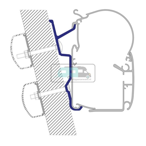 [OCS_2625206] Dometic Ducato H2 Hefdak Adapter