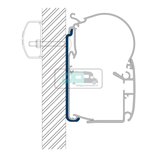 [OCS_2625229] Dometic Flat Adapter PerfectWall 75