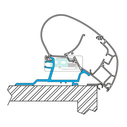 [OCS_2625280] Dometic Caravan/Master/Movano Adapter >2011