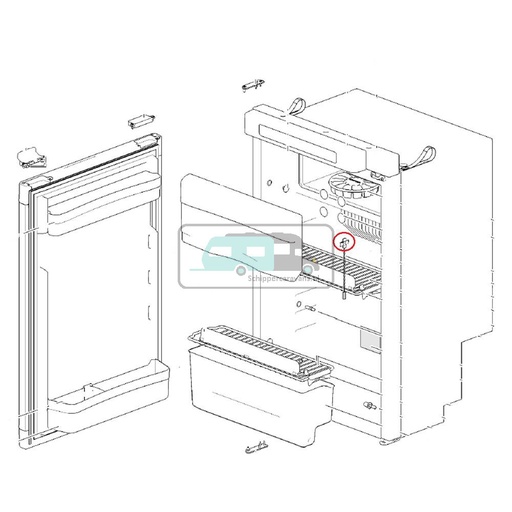 [OCS_623059] Thetford Sensor Houder Koelkast