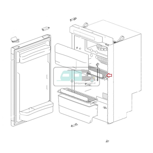 [OCS_69081408] Thetford Rooster 455x179mm N409*
