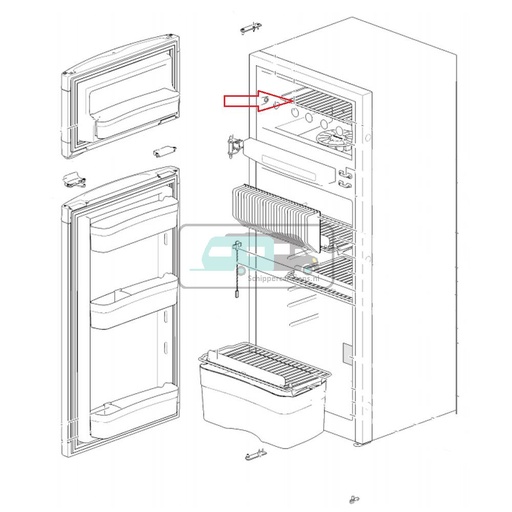 [OCS_69083608] Thetford N3170 Vriezer rek