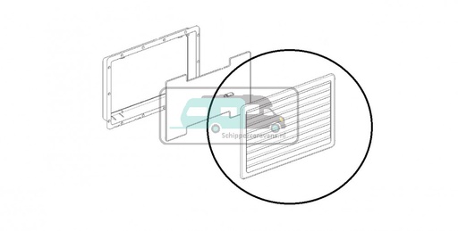 [OCS_69110080] Thetford Buitenrooster N3140 257x432mm