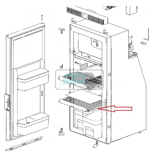 [OCS_691585] Thetford Koelkastrek Groot Onder T1090 