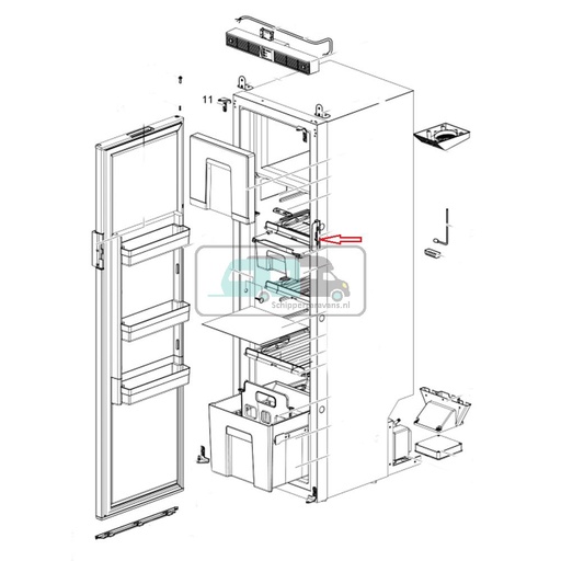 [OCS_691865] Thetford Slide Out Box Cover T1152/T2152