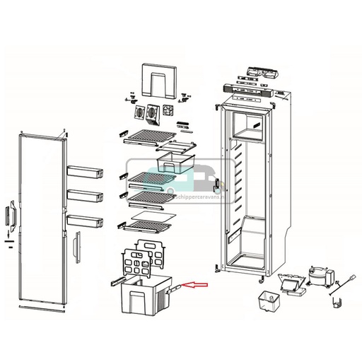 [OCS_691874] Thetford Groentenlade Geleider T2152