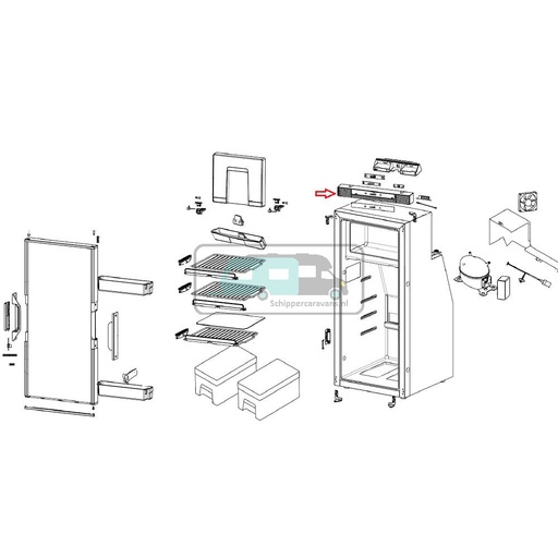 [OCS_692756] Thetford Console Bedieningspaneel T2090