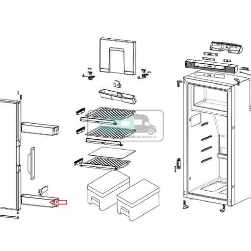 [OCS_692766] Thetford Deurbakje Onder T2090