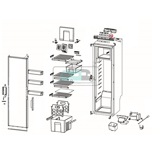 [OCS_692801] Thetford LED Paneel T2152