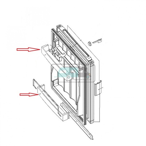 [OCS_700082] Dometic RM185R Deurvak Onder