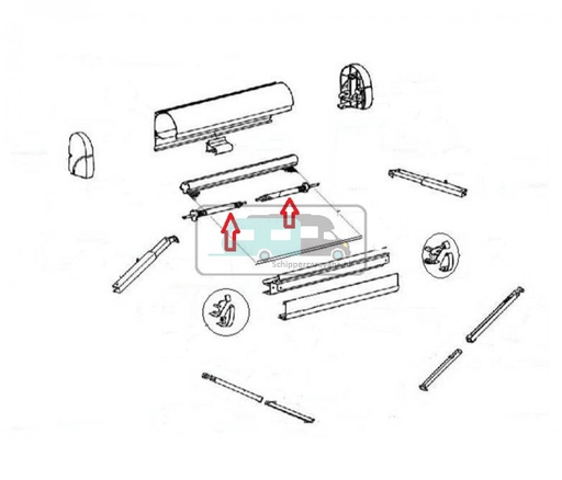 [OCS_700136] Thule torsion assy 2000 L+R 55230400