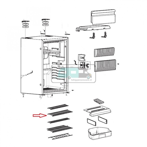 [OCS_700282] Dometic RM8550 Koelkastrek