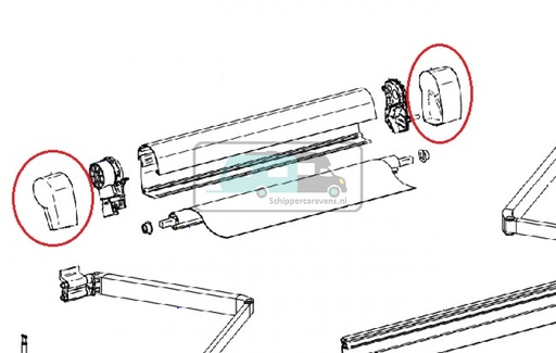 [OCS_700424] Thule Eindkap LH+RH 5102