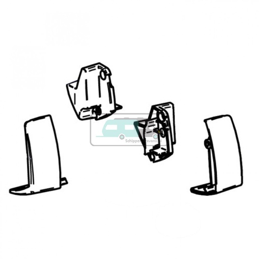 [OCS_700682] Thule Eindkap Lead Rail LH+RH 5102