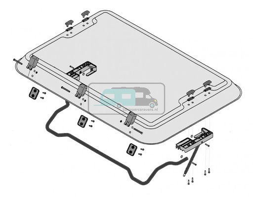 [OCS_700798] Dometic Heki 2 Glaskoepel