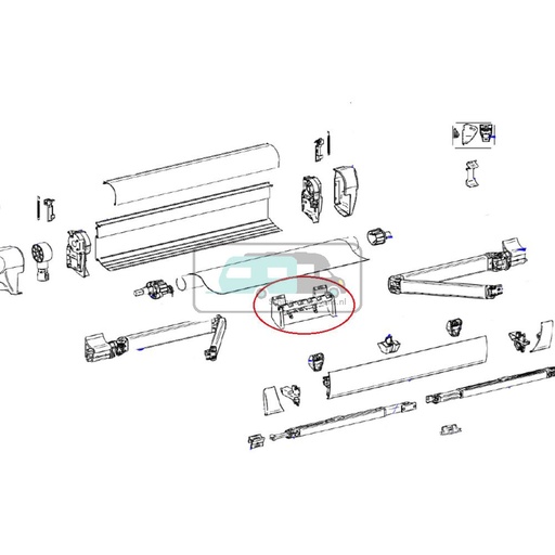 [OCS_700864] Thule Support Roller Tube 5003