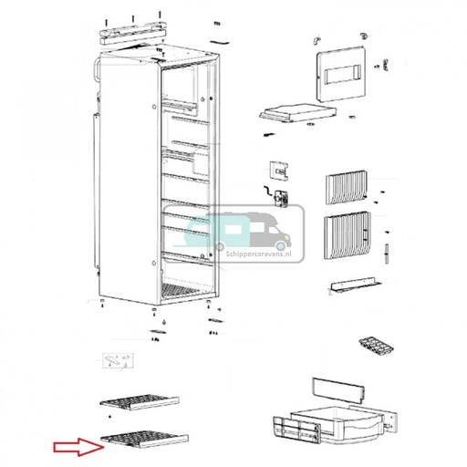 [OCS_700920] Dometic RML8330 Koelkastrek Onder