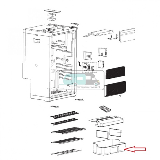 [OCS_701085] Dometic RMS8400 Groentebak