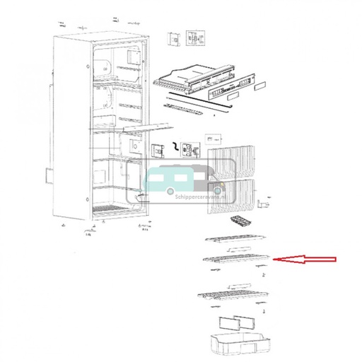 [OCS_701188] Dometic RM8505 Koelkastrek Boven