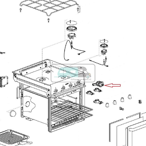 [OCS_701259] Thetford Duplex Oven Thermostaat Grill 